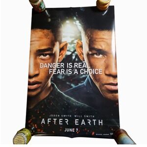 After Earth 2013 Original Movie Poster 27x40 Will Smith Jaden Smith D/S